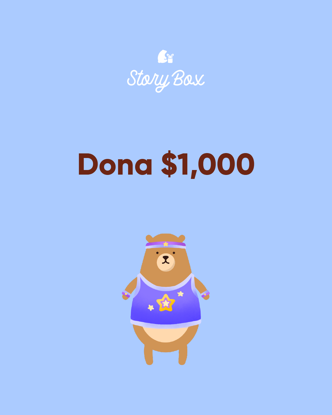 Dona $1,000